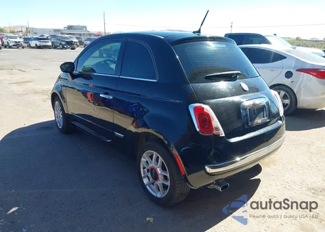 2012 Fiat 500 Lounge from USA, damaged, VIN 3C3CFFCR9CT270512